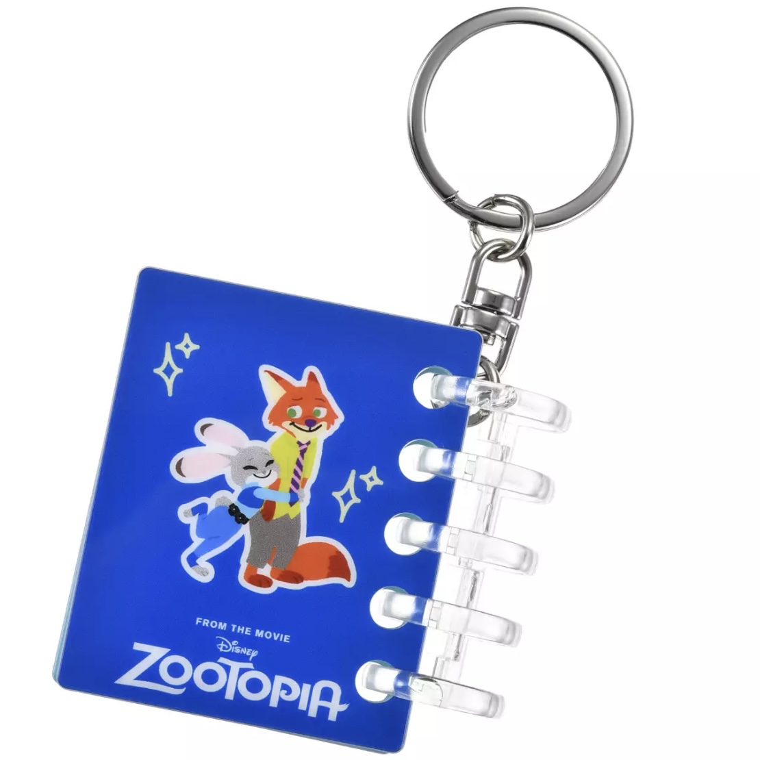 Disney Zootopia 2 Loose Leaf Style Keychain
