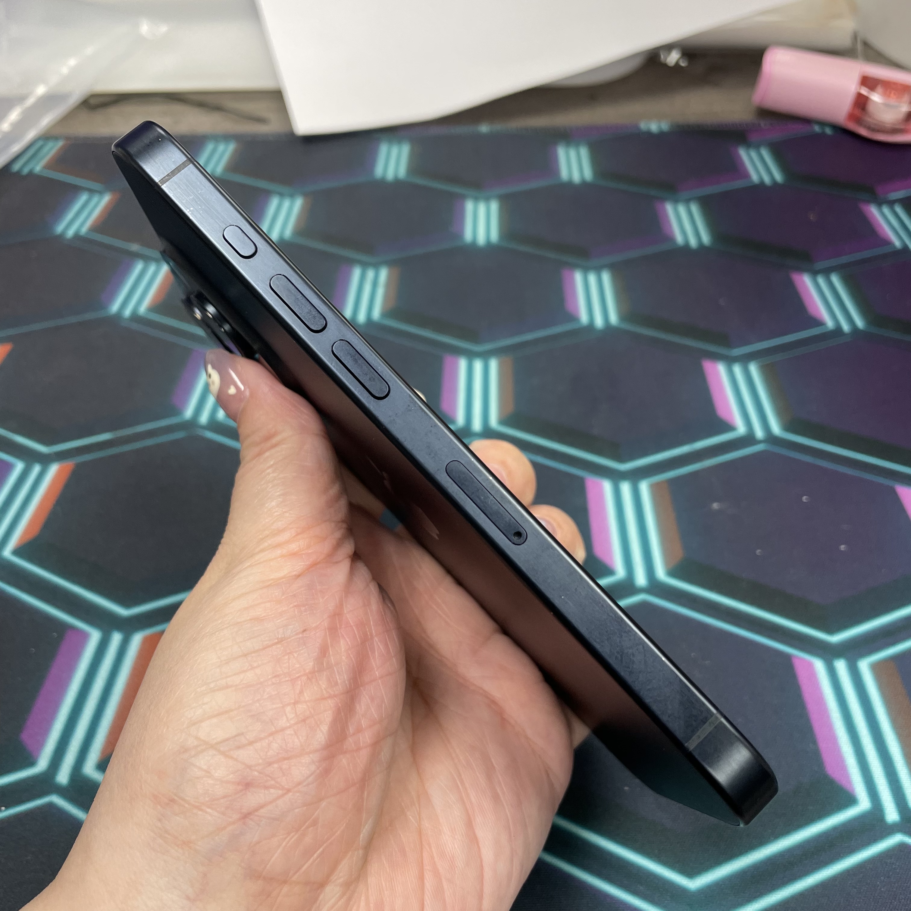 *6734 15 Pro 超靚機 256GB 電84 藍色 blue