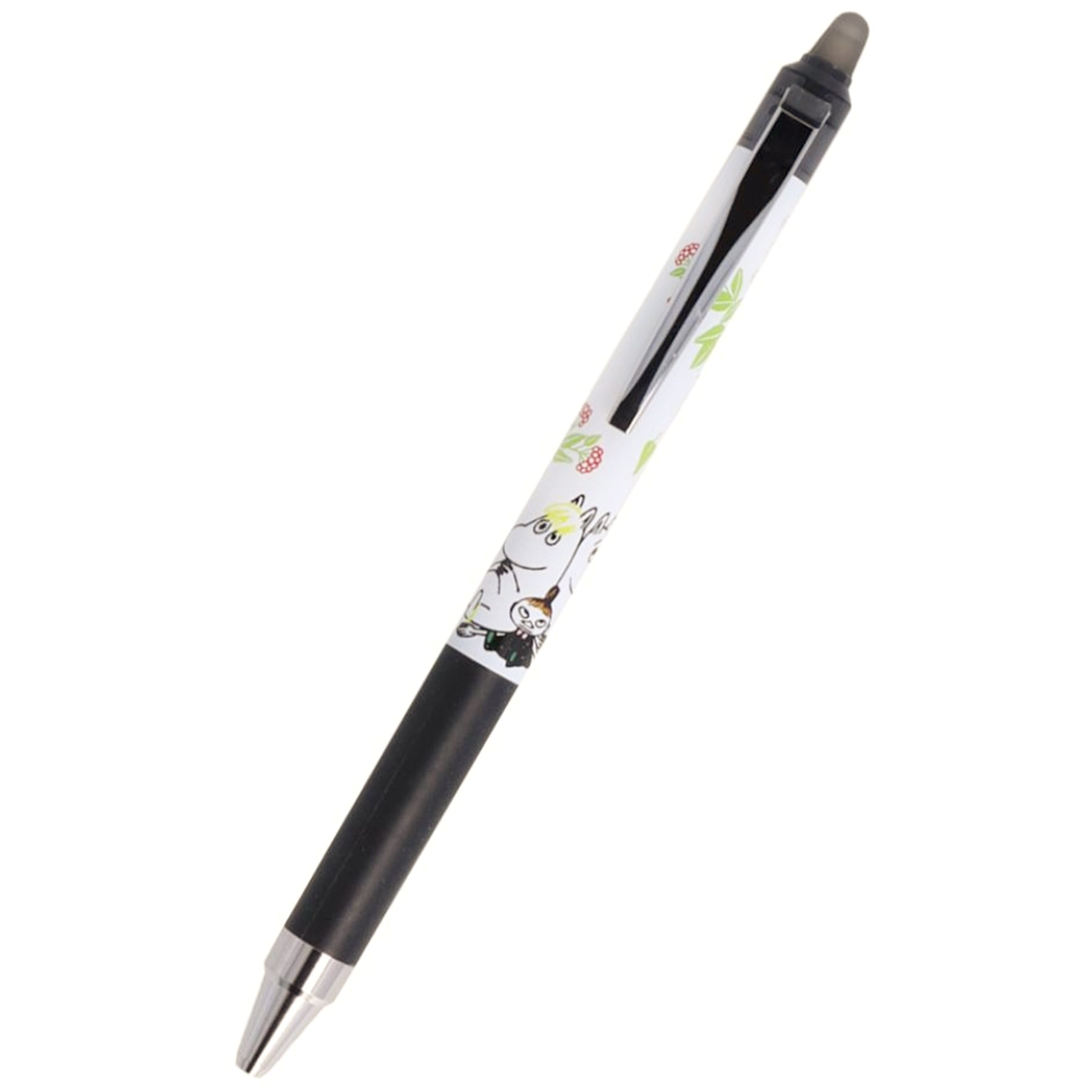 Moomin 姆明 日本製 Pilot Frixion Point 0.4mm 可擦原子筆 黑色墨 (S4653718)