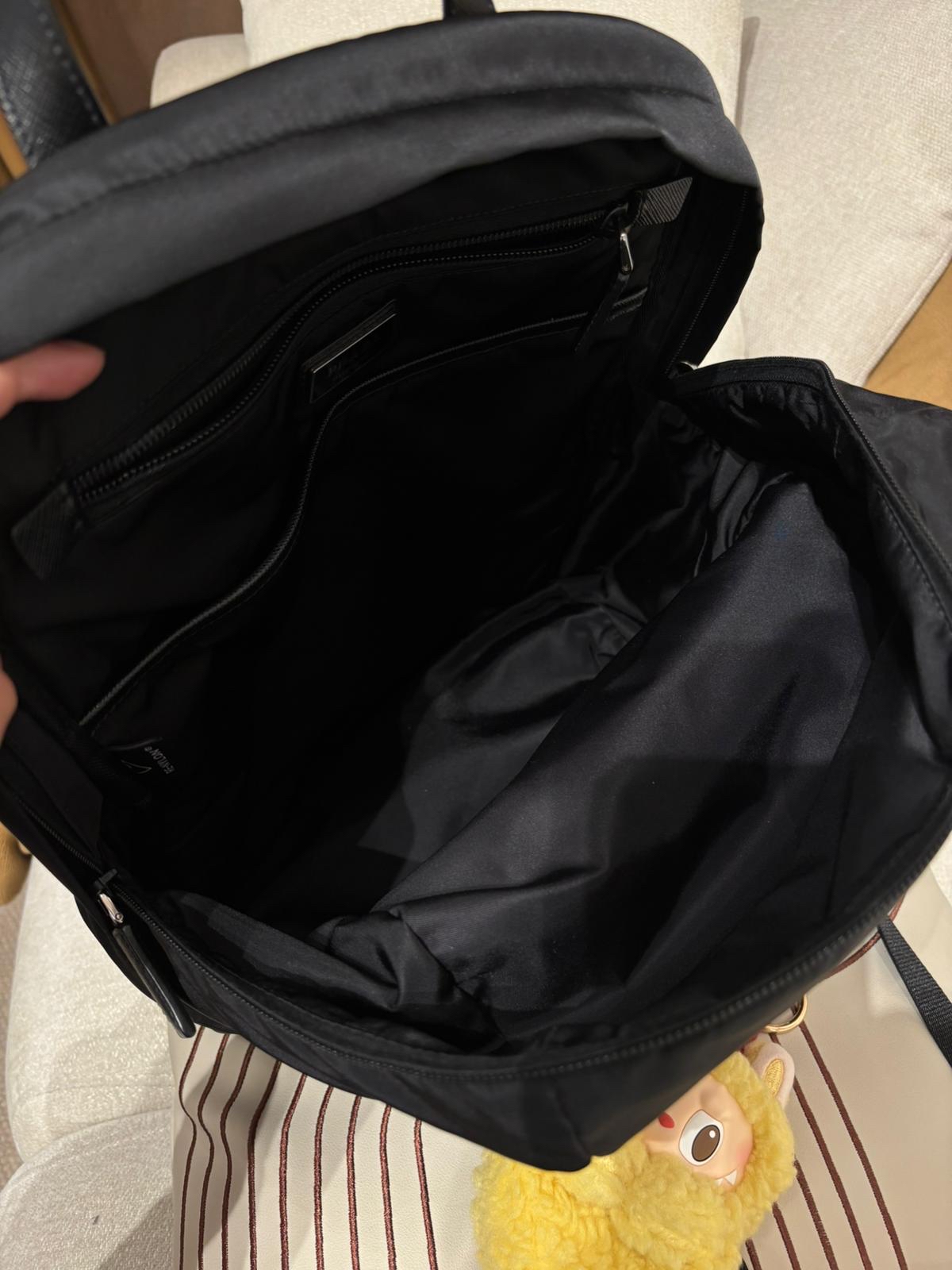 Prada re-nylon backpack  NFC ,100%Authentic ,98%new ✅ certificate card✅dust bag 🩵 專門店售價$19,500📣 