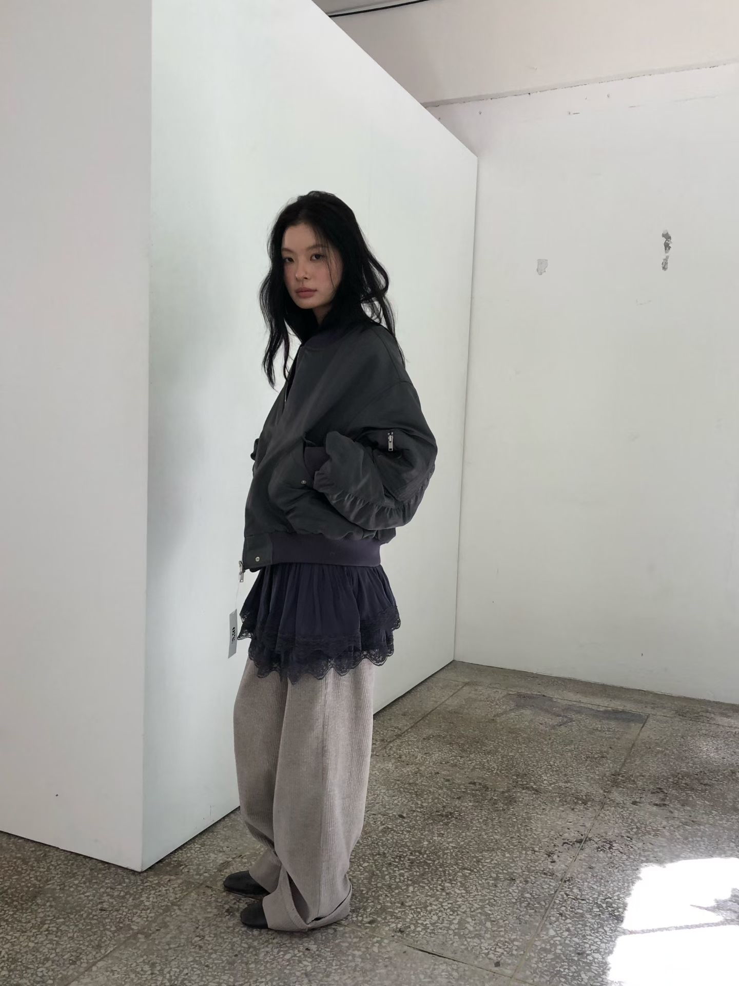 Ruffle layer vest