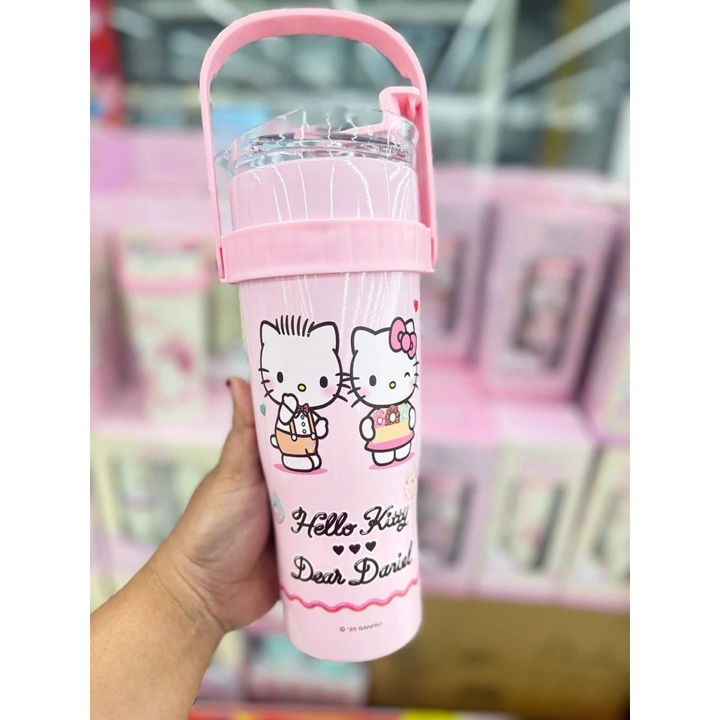 泰國直送-Hello Kitty & Dear Daniel 主題保溫杯