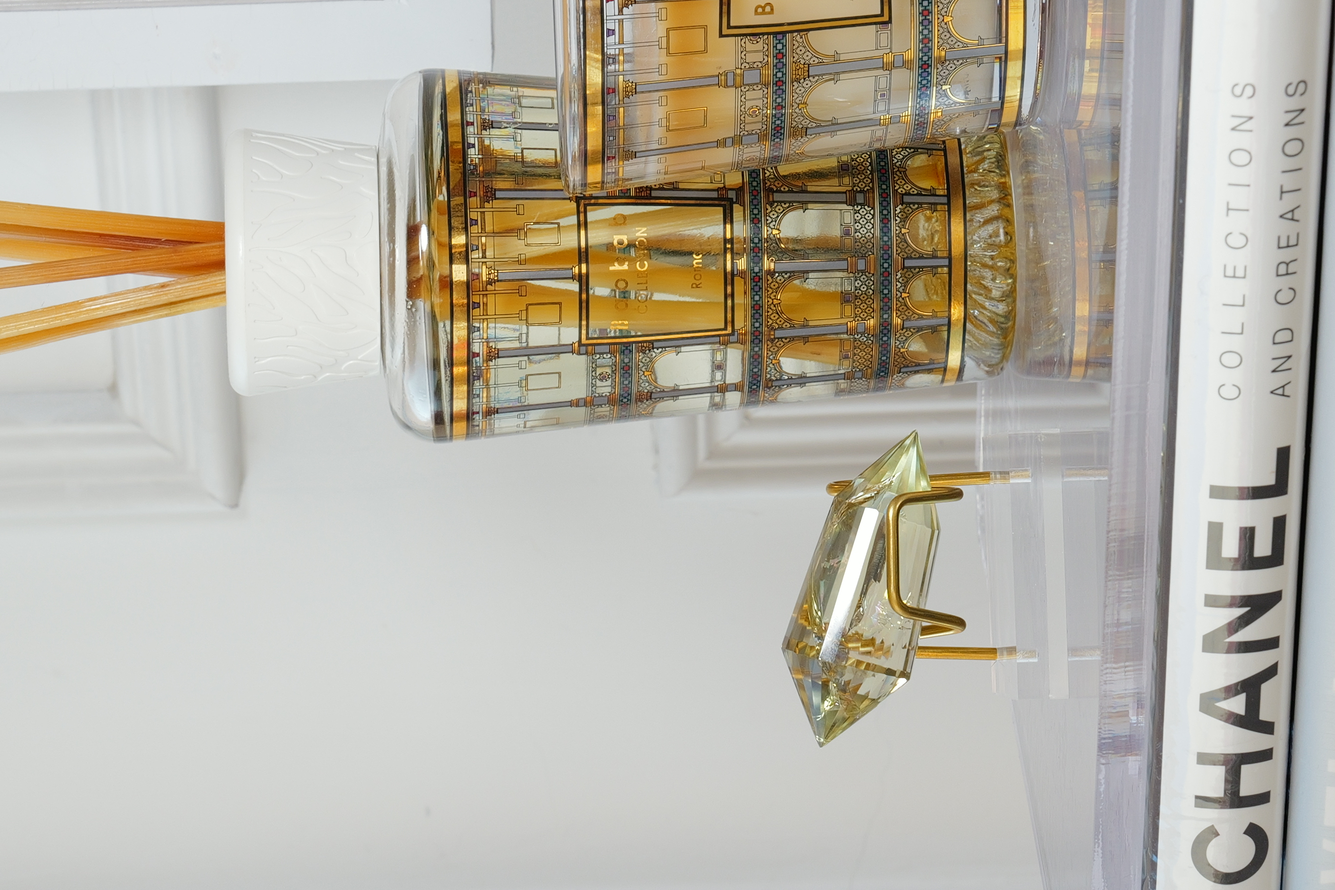  ༒6.2cm 黃晶沃格爾雙尖༒ VC.1155CF6GA5-RB15*5NF