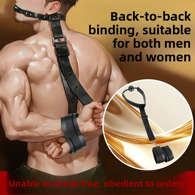 情趣反背手铐sm另类玩具道具夫妻调教女捆绑束缚调教用具成人用品
