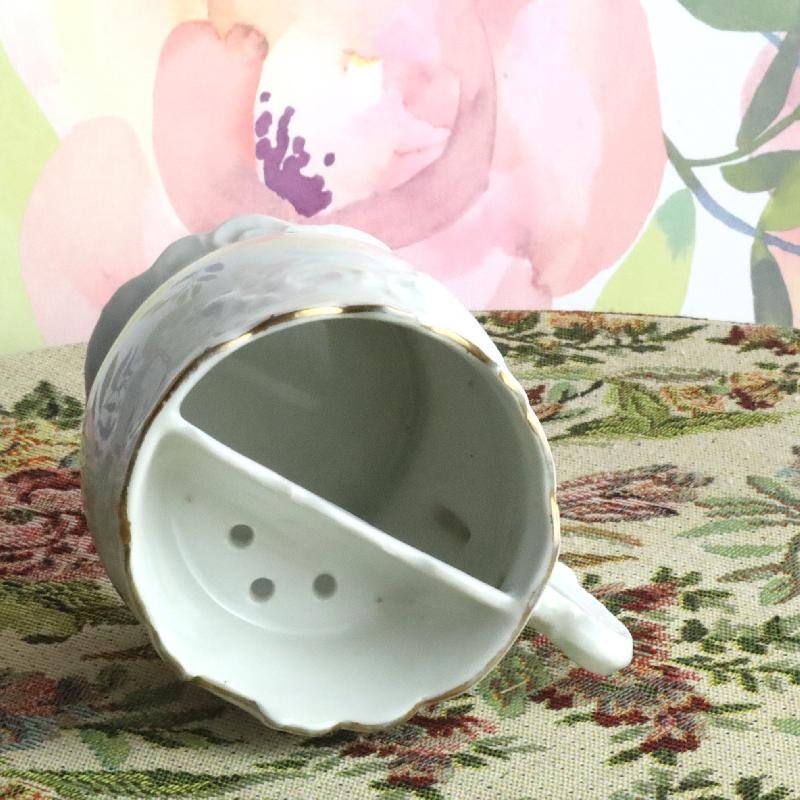 Antique Victorian Rose Pattern Moustache Mug/ Tea Mug (MT1457)