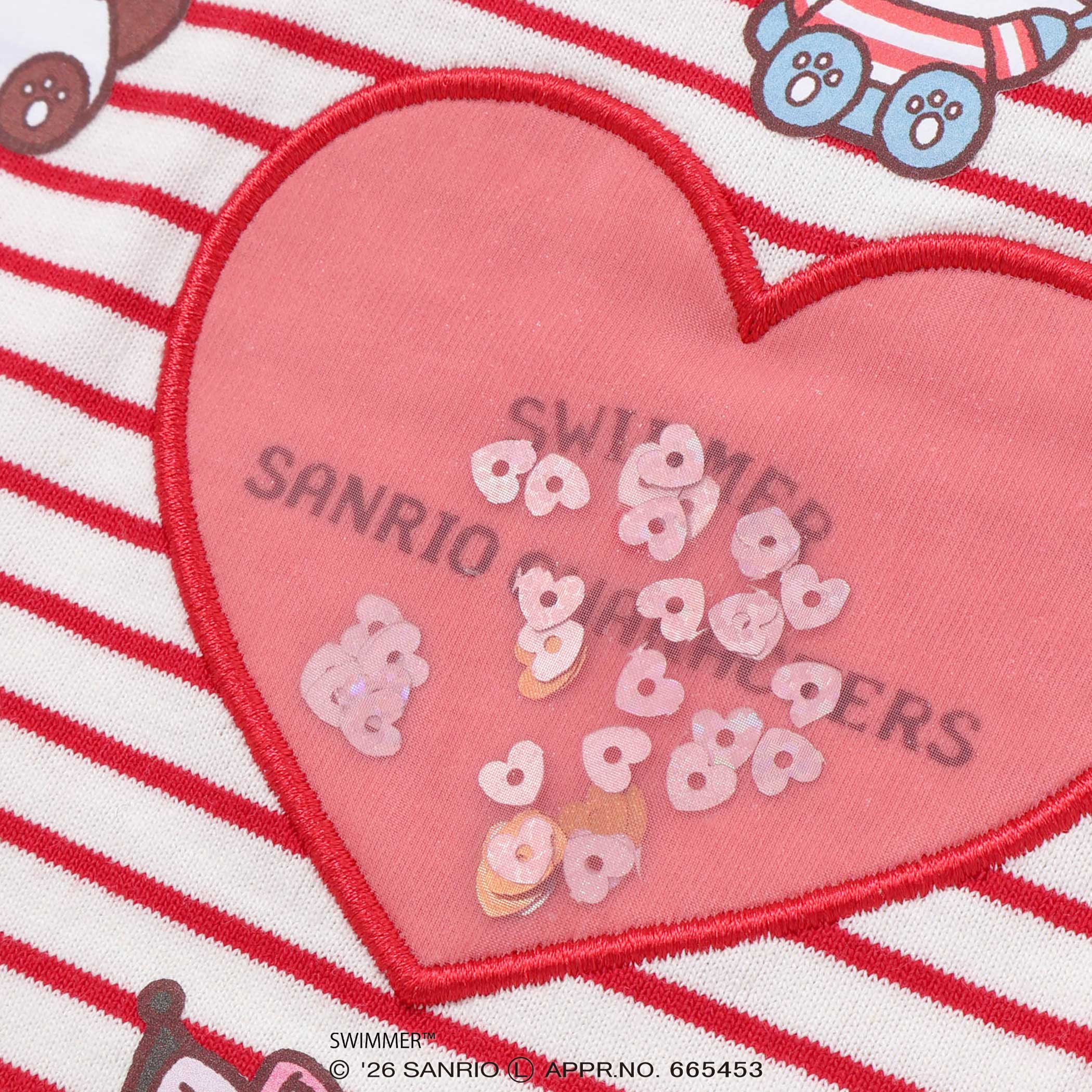 🆕【⭐訂購⭐】🌀 🇯🇵 日本直送 SWIMMER x #SanrioChracters 緞帶蕾絲荷葉邊 剌繡 短袖Tee［2款選］🌀 [ELCA-0271][260428]