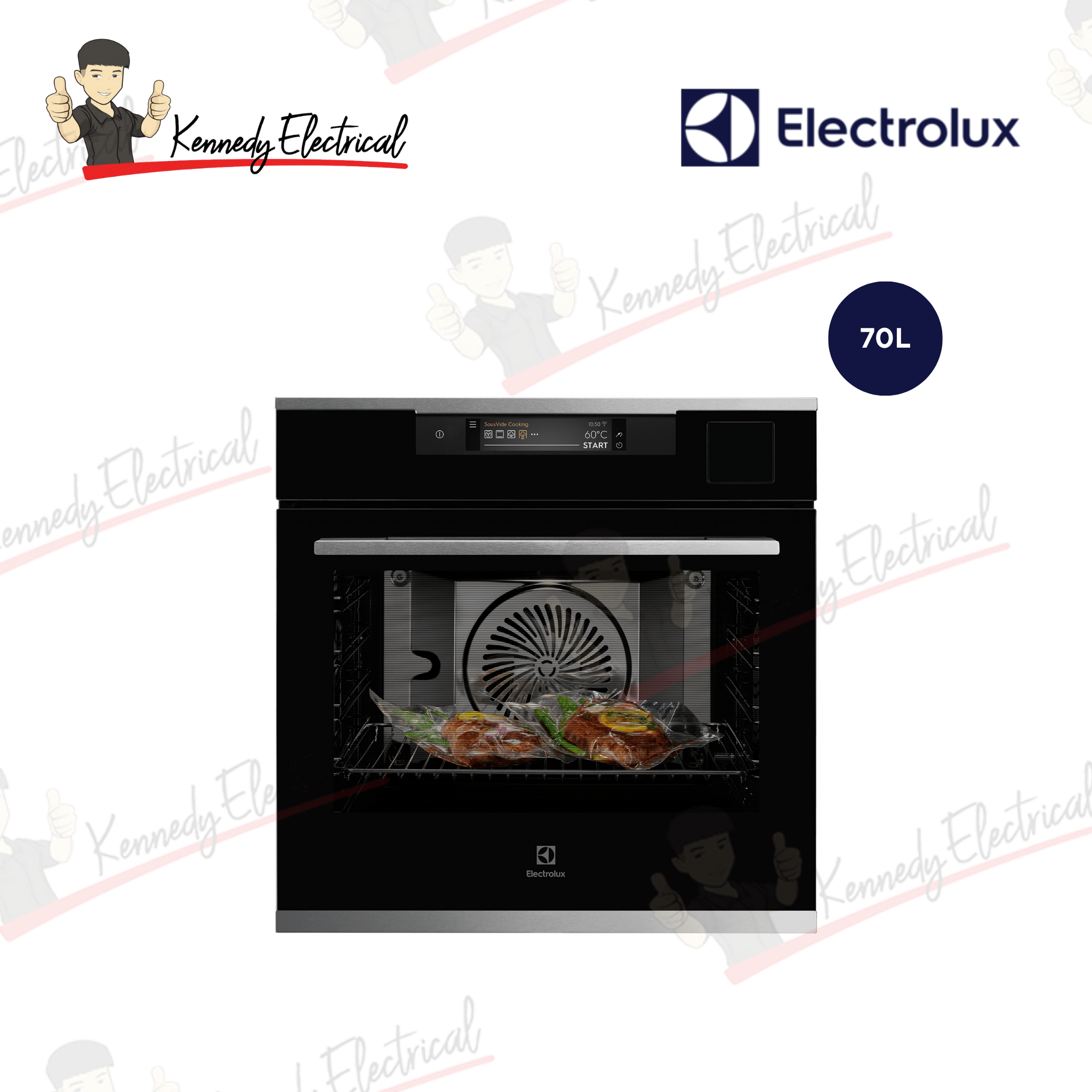 Electrolux 60cm UltimateTaste 900 SteamPro Built-in Oven (KOAAS31X)