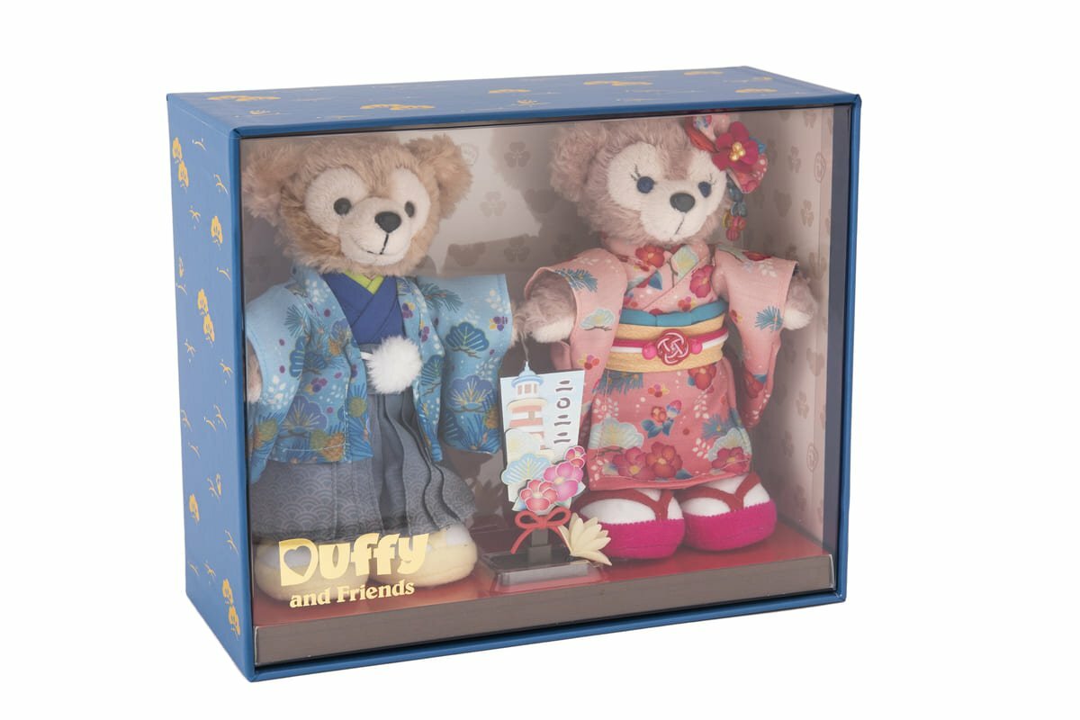 [現貨] [東京迪士尼] DUFFY & SHELLIE MAY 和服公仔套裝 {TF211129}