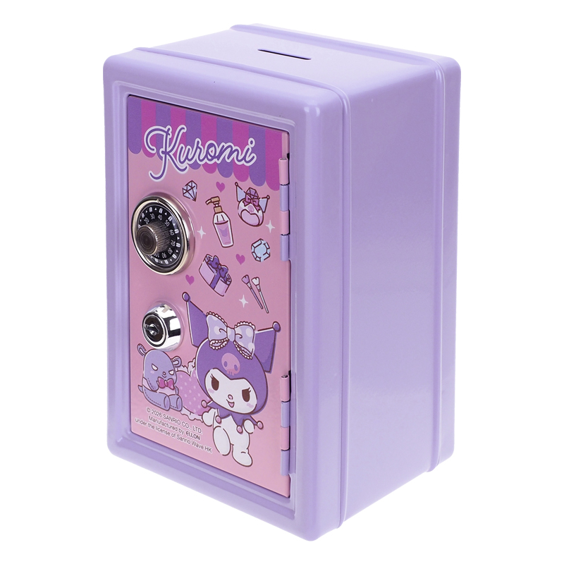 Kuromi Metal Safe Bank (Double Lock) 直身夾萬