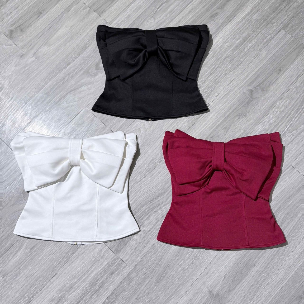 蝴蝶結束抹胸背心