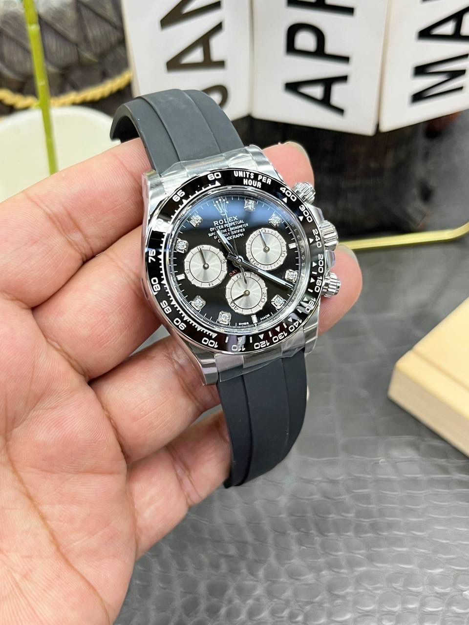 劳力士迪通拿系列/40mm银壳钻面/搭载4131全自动机械计时码🌟