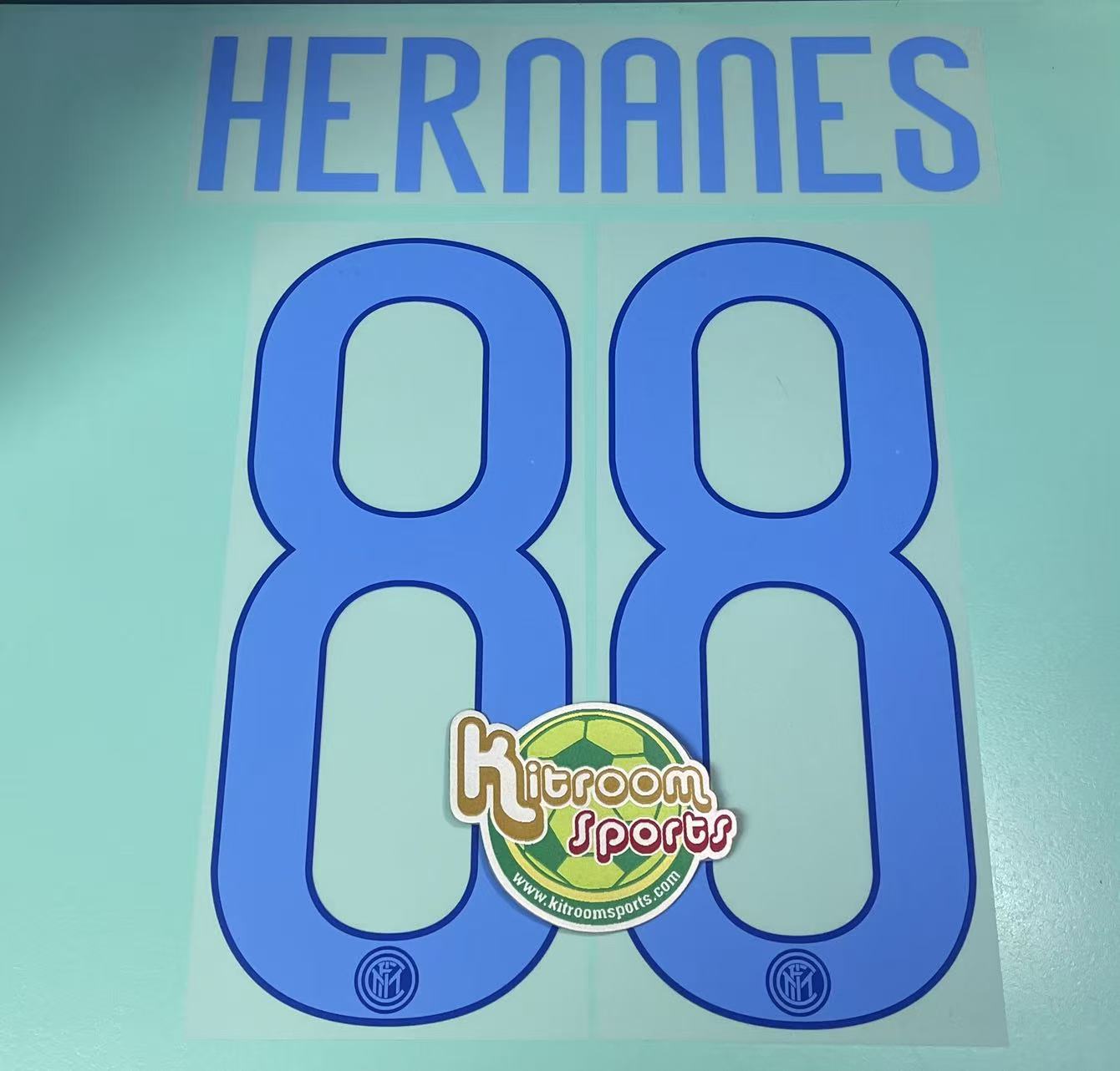 2014-15 Inter Milan Home Nameset #88 HERNANES