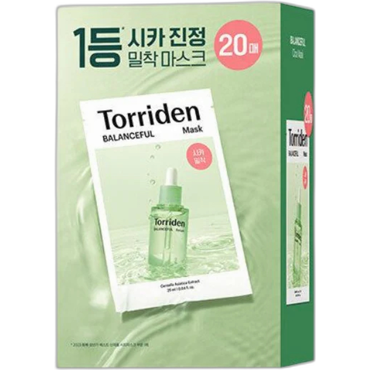 Torriden 積雪草舒緩面膜 20片裝