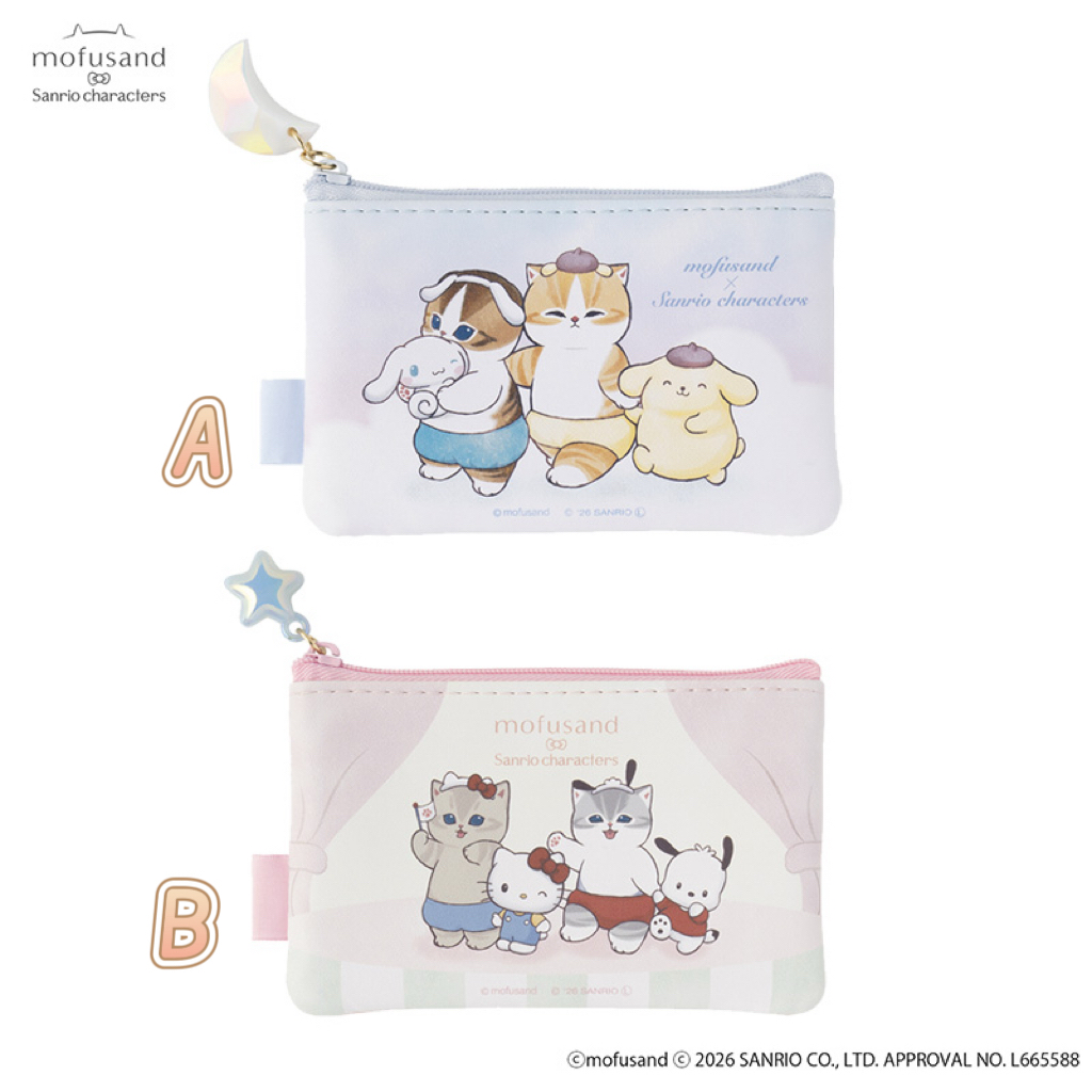🎀【預訂】Sanrio x Mofusand 收納包