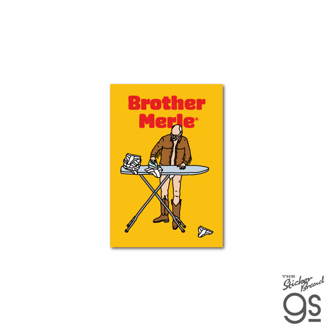 Brother merle artwork sticker