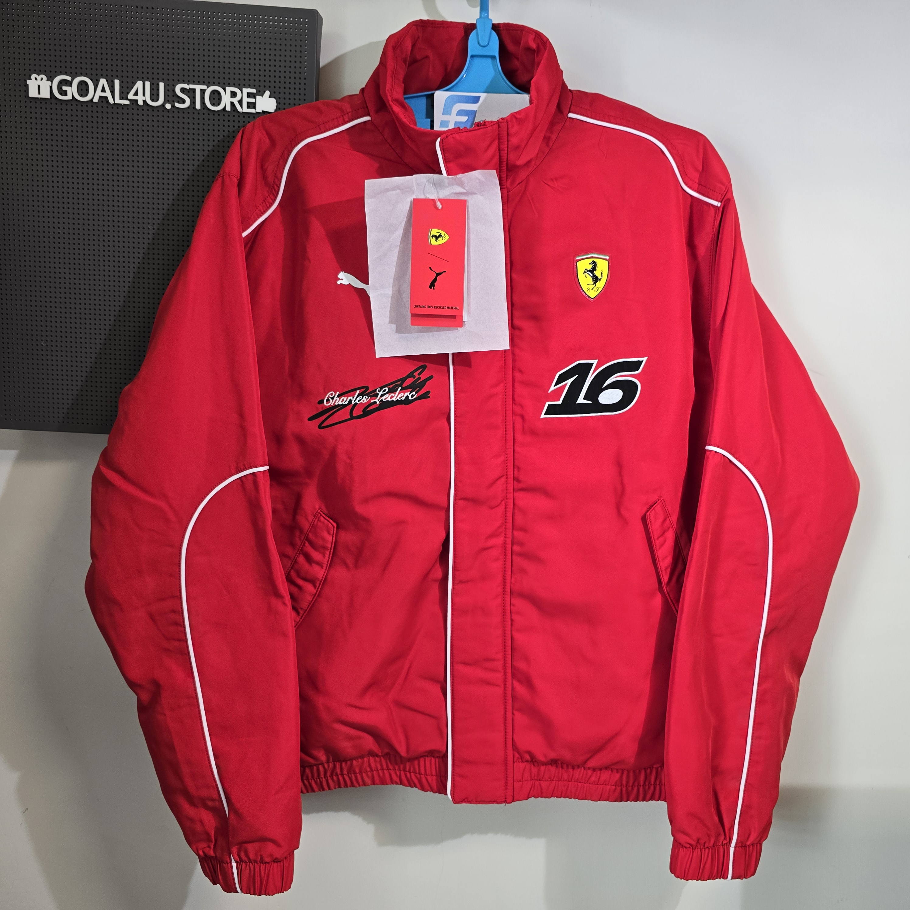 🏎️ 2026 賽季首發 F1 Scuderia Ferrari 法拉利車隊陸克萊車手外套 701238269-CL