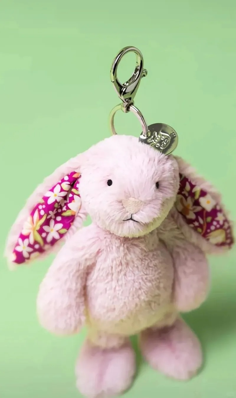 JELLYCAT 上海限定2.0碎花兔鎖匙扣 Bunny charm