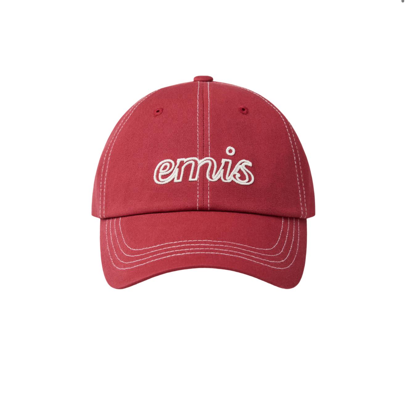 EMIS Lettering Logo White Stitch Ball Cap