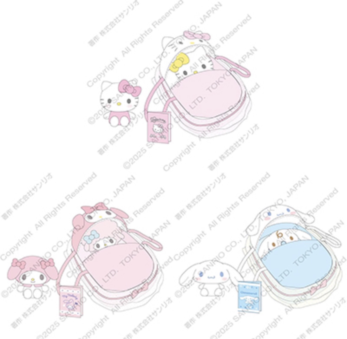 9月新品預訂｜角色系列訓覺搖籃公仔套裝（3款）