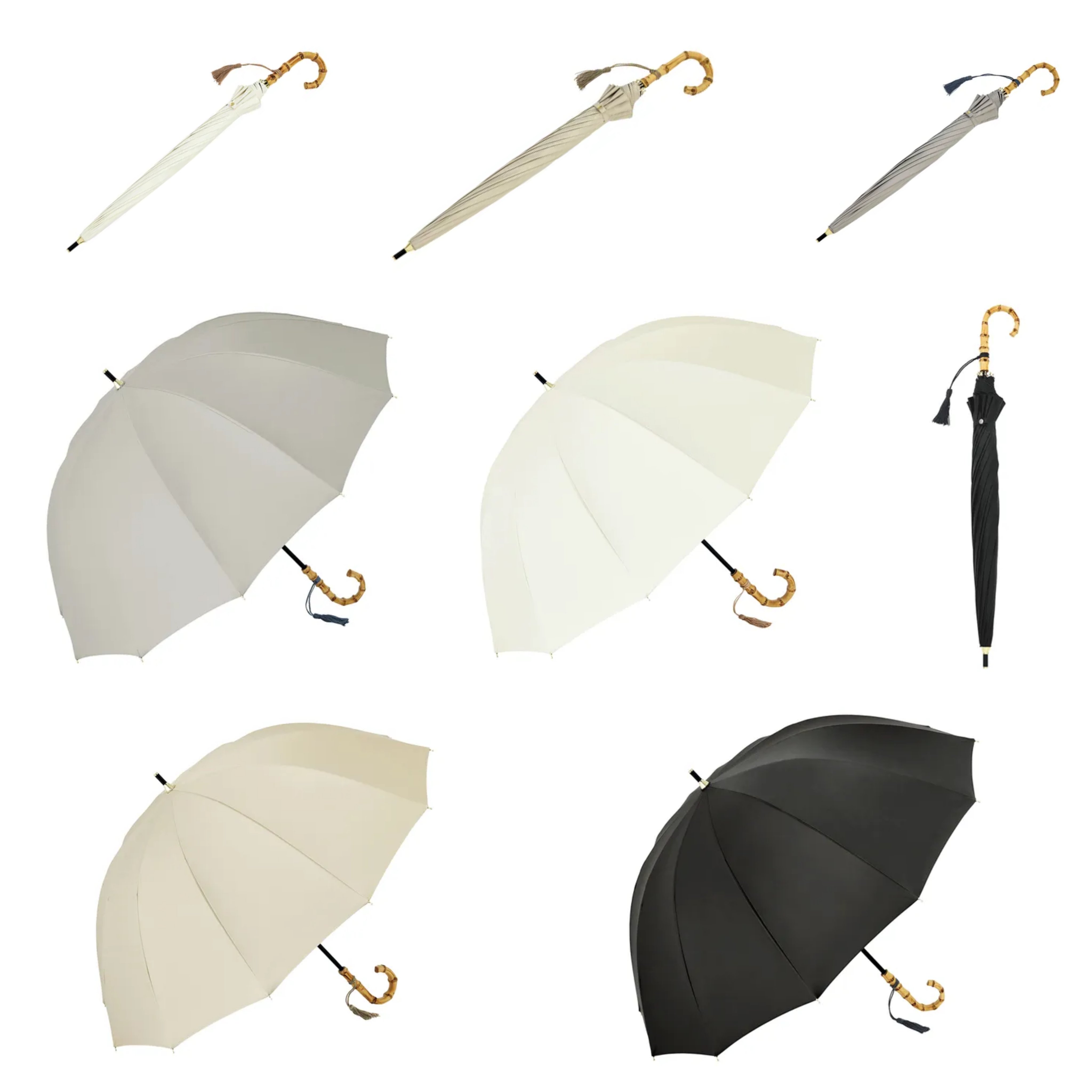 日本直送~新款because 12骨長遮 4色選擇