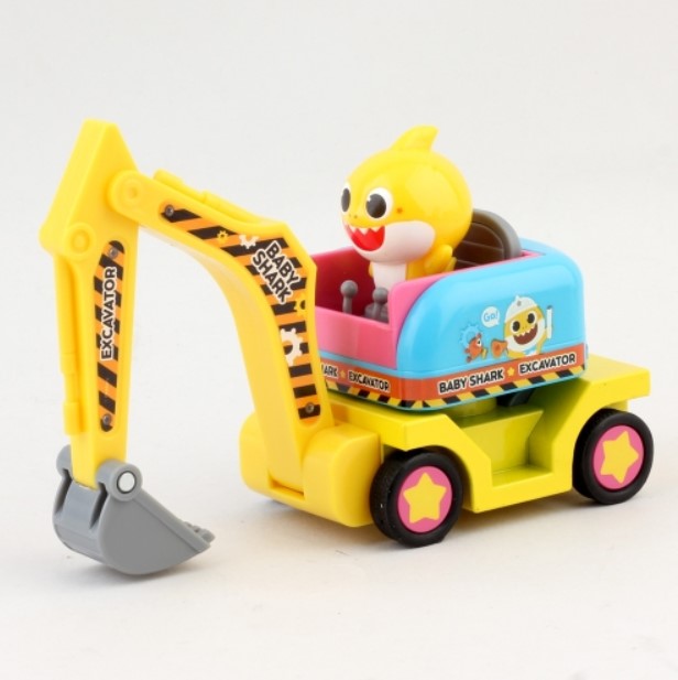   【預訂】韓國直送 Baby Shark 鏟泥車 & 堆高車套裝