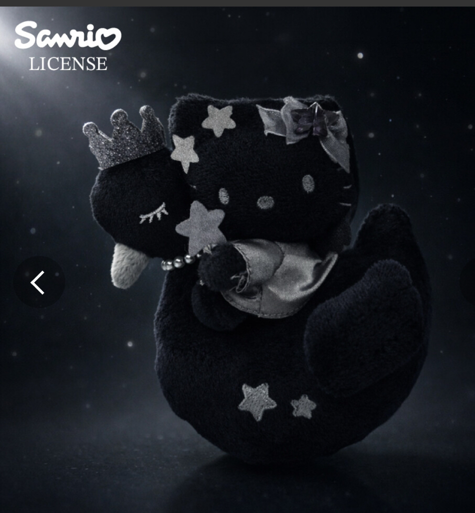 預訂 | 日本 Kitty黑白星空系列掛件公仔