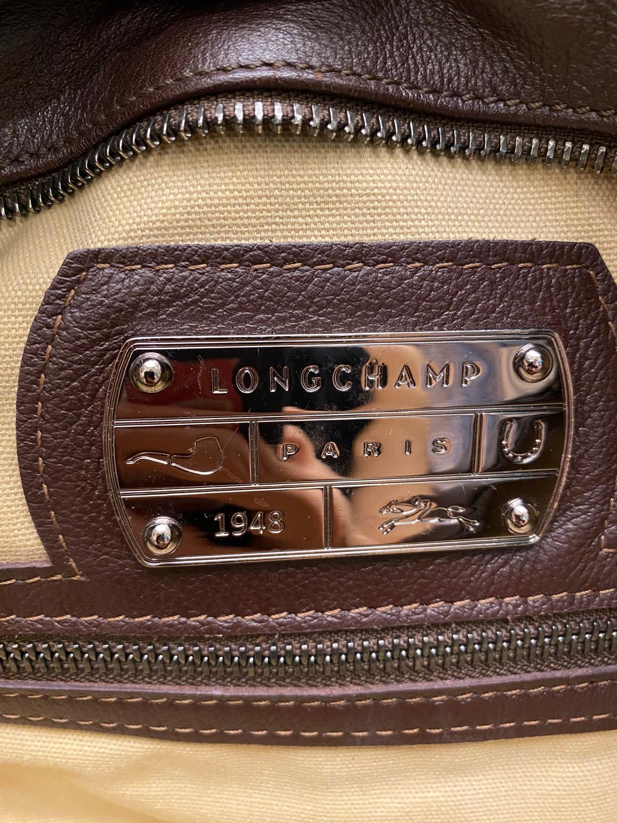 Longchamp LM Cuir Leather Tote Bag
