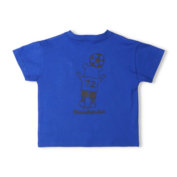 🆕【⭐訂購⭐】🌀 🇯🇵 日本直送 刺繡足球熊 背面印花 口袋短袖T恤［2款選］🌀 [ELDA-0094][260510]