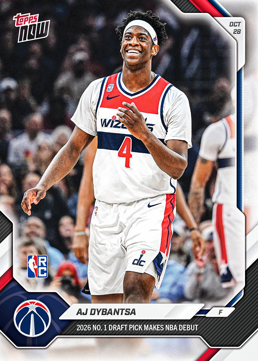 AJ Dybantsa - 2026-27 NBA Topps NOW® #39 NBA 首戰19分 RC【團購】