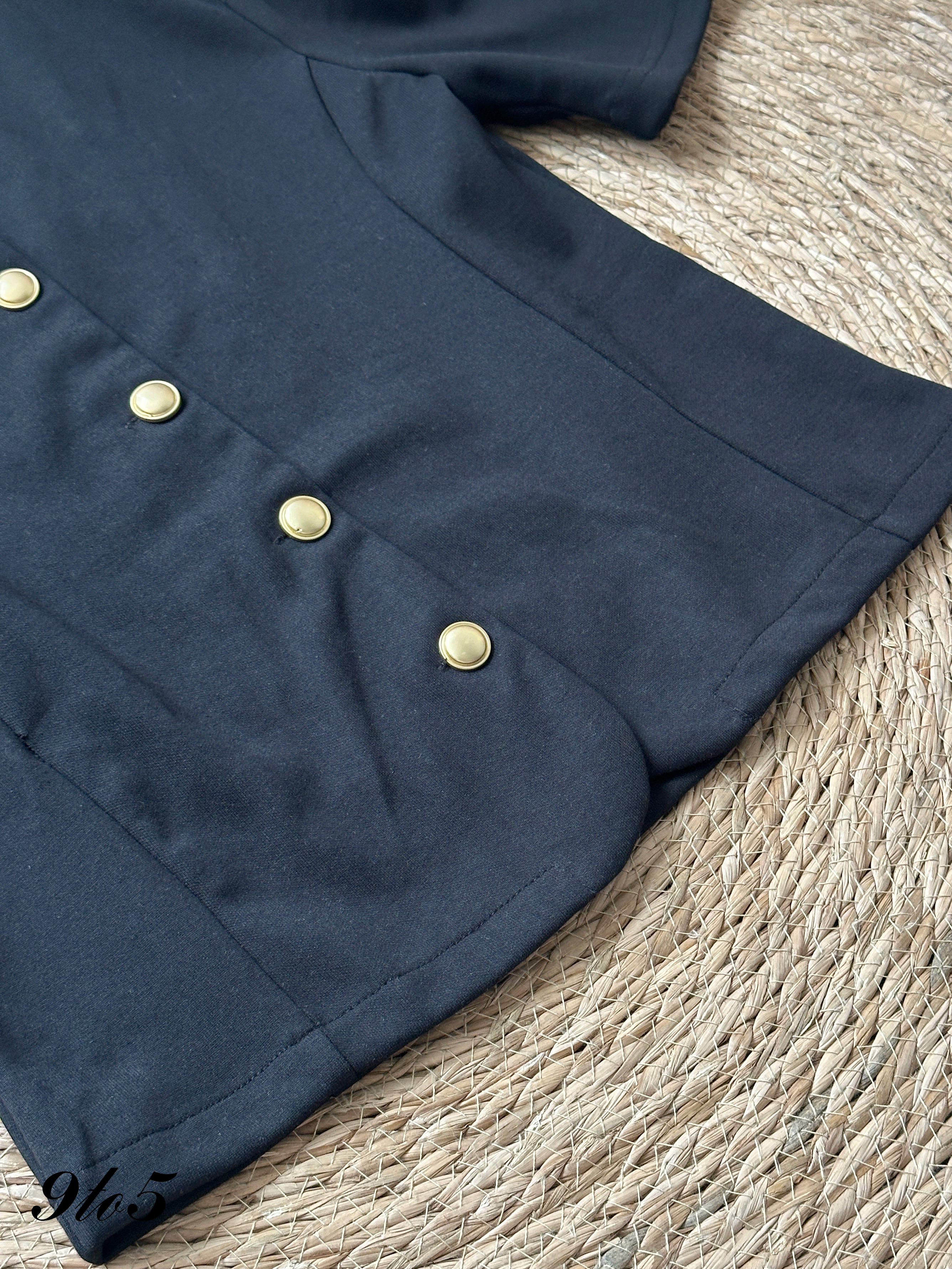 T4321 Puff Sleeve Round Neck Blouse - 3 Colors