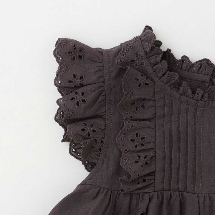 🇯🇵預訂 日本直送🇯🇵Petit Main 三色蕾絲荷葉邊短袖上衣