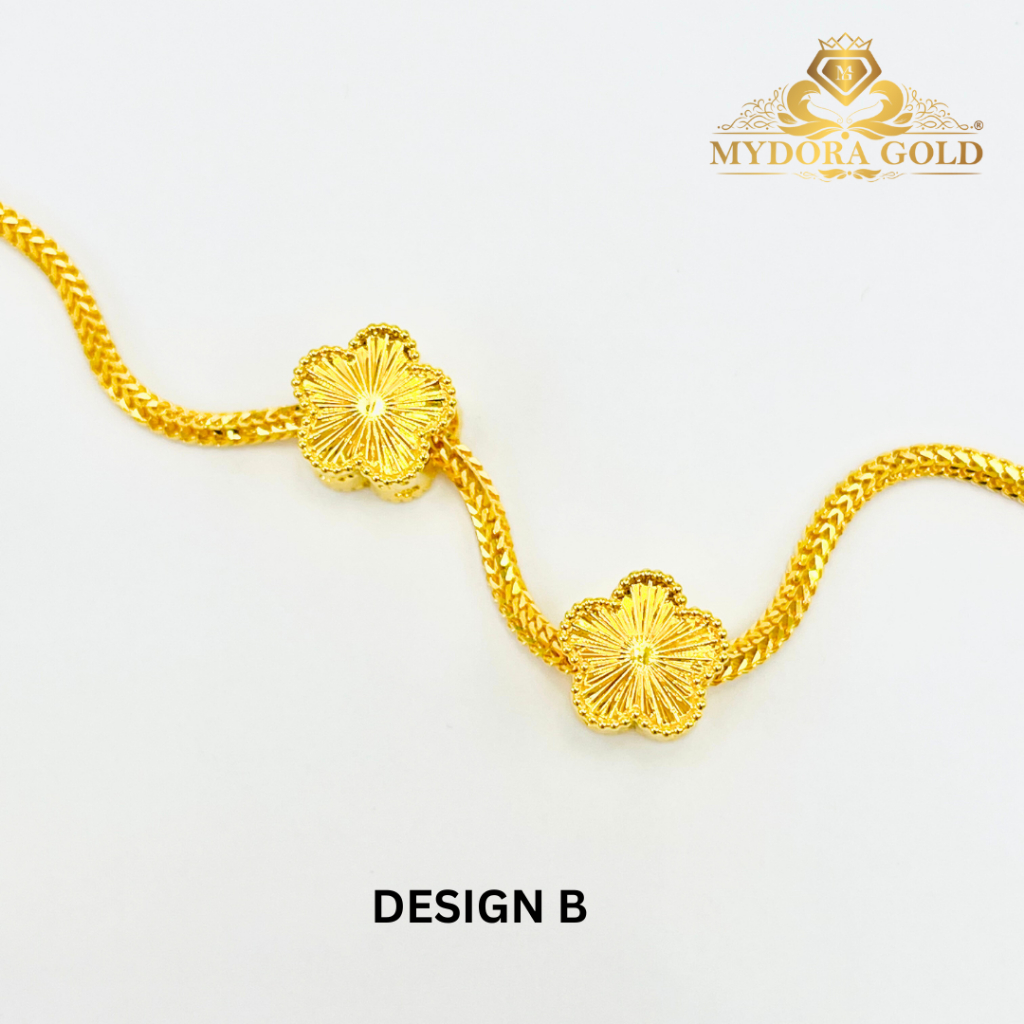 MYDORA Bead Clover Full Gold (5G) l EMAS 916/22K