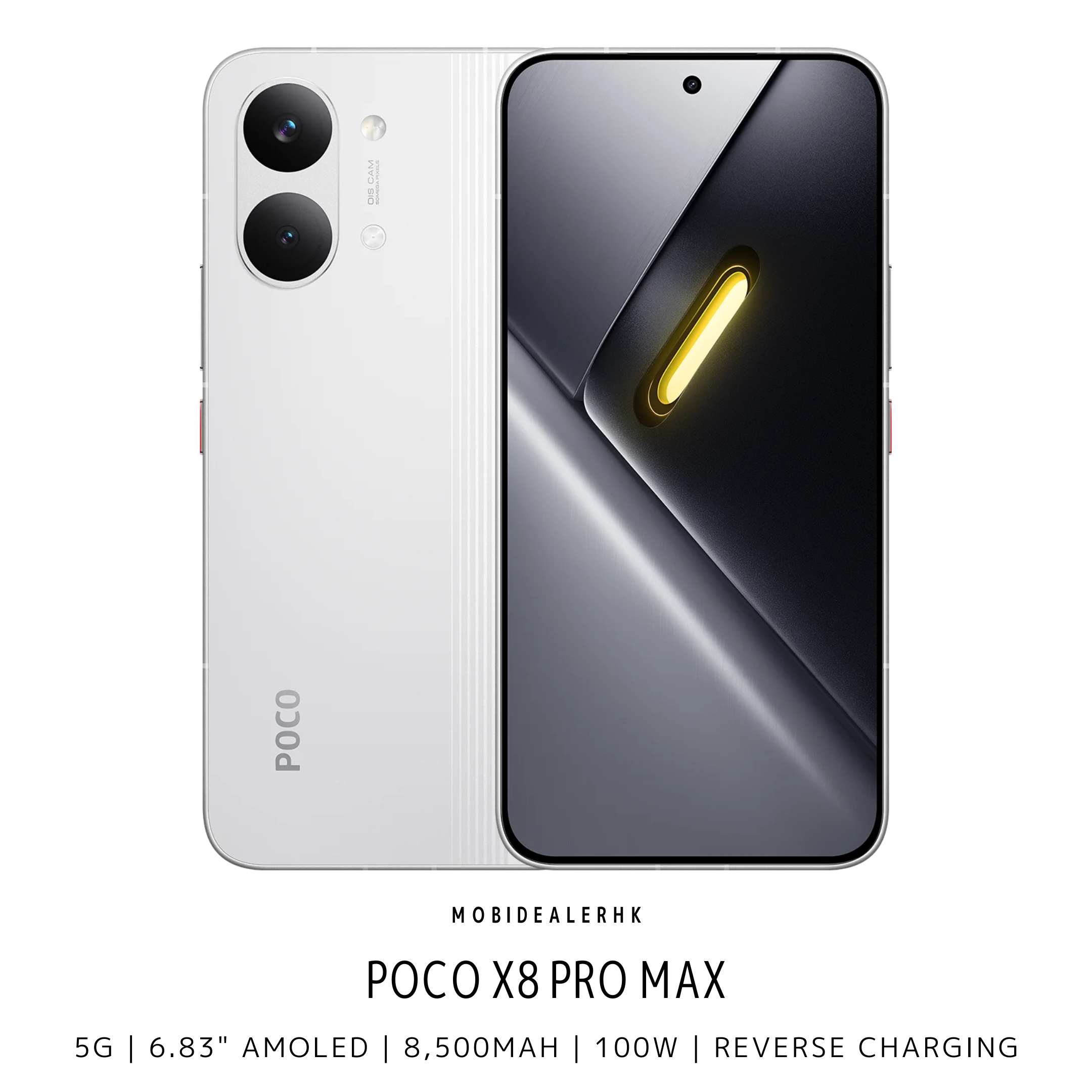 Poco X8 Pro Max | 5G | 智能手機 | Dimensity 9500s | 8500mAh大電量 | 100W快充 | IP68防水
