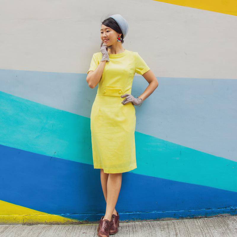 （SOLD OUT）1960s Worker Shift Dress(FM116)
