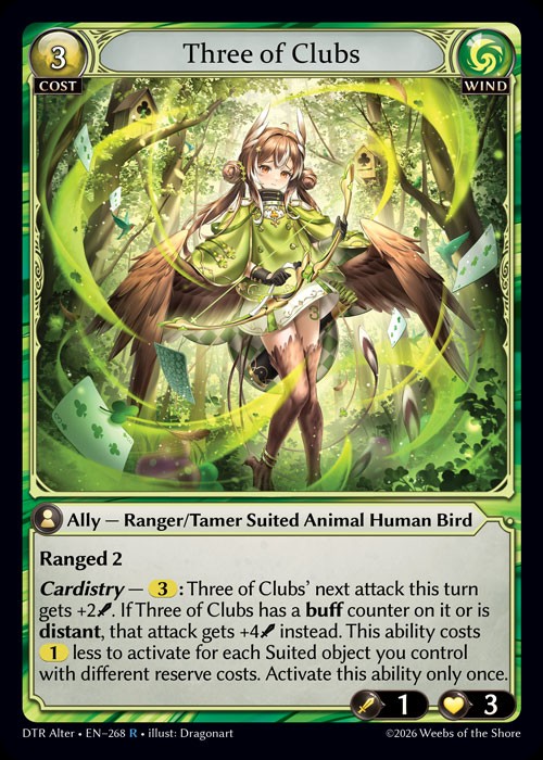 Three of Clubs / DTR-Alter-268 (R)