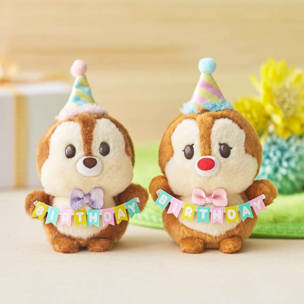  🎀【預訂】Chip & Dale COLLECTION Urupocha Birthday 公仔 - Chip