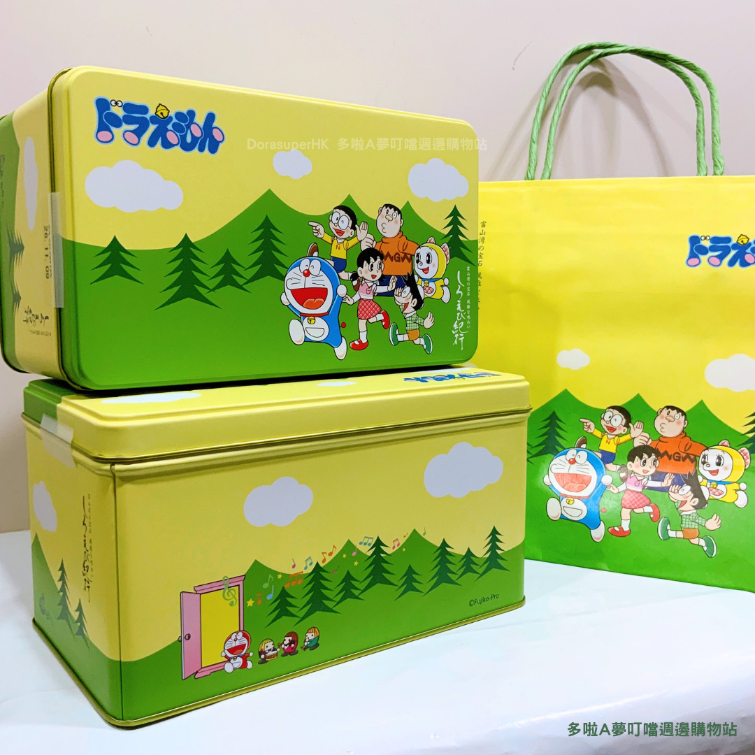 [限量版 訂購] 多啦A夢白蝦煎餅 富山名產白蝦紀行 限定鐵盒 | Doraemon禮物