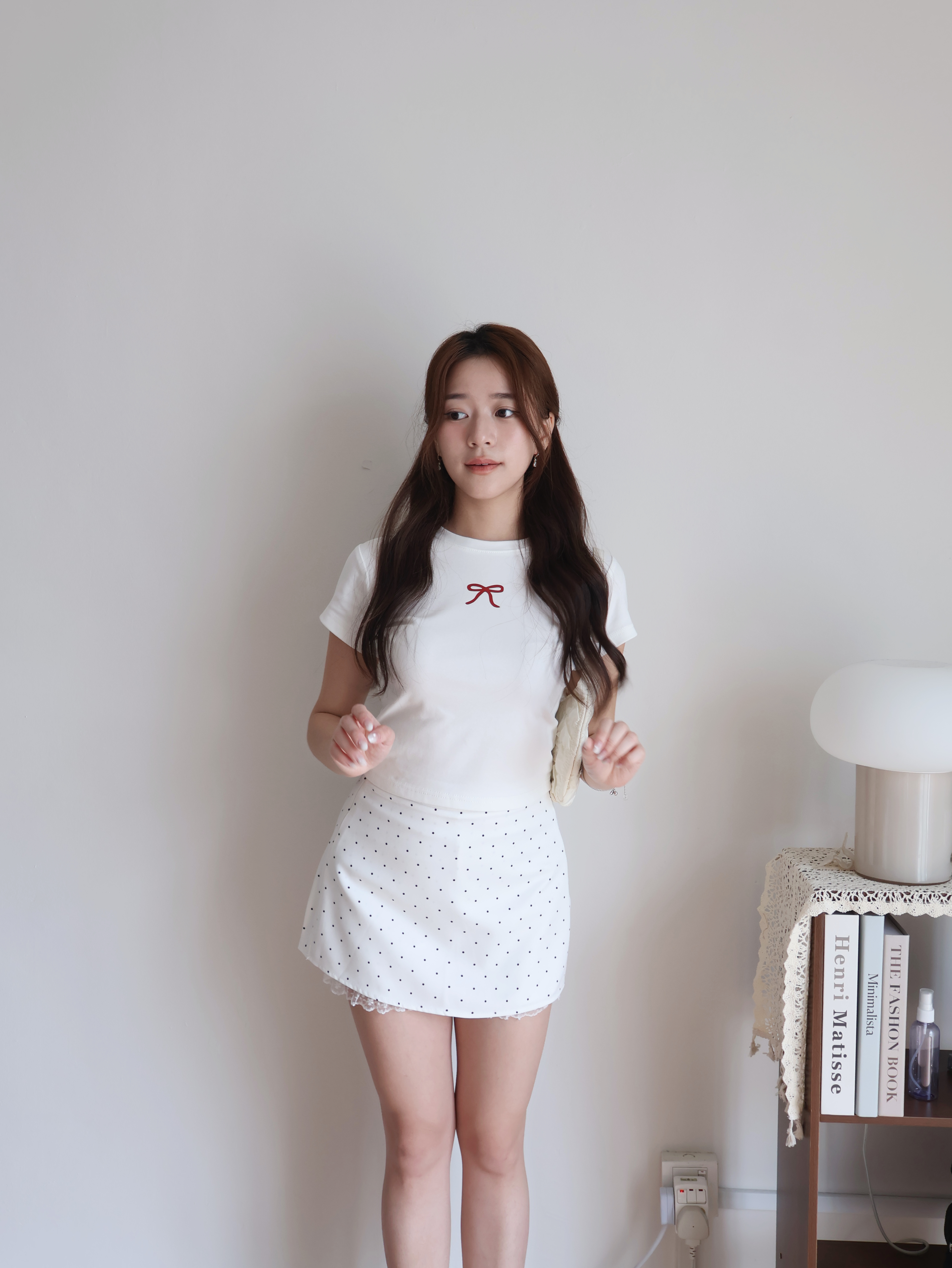 Evie Pokal Skirt | White