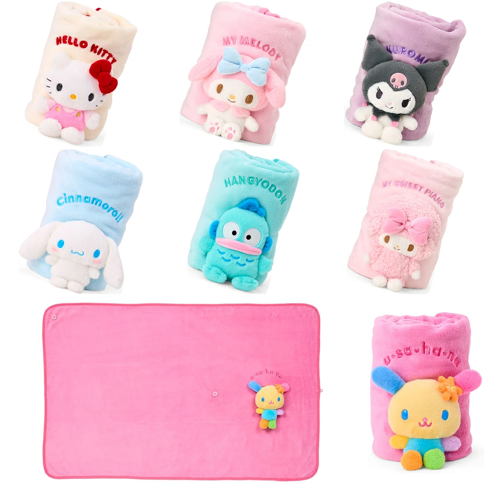 🆕【⭐訂購⭐】 🇯🇵日本直送 🌀#Sanrio 可愛 2用 絨毛毯 / 披肩［7款選］🌀 [PLJD-0286] [261113]