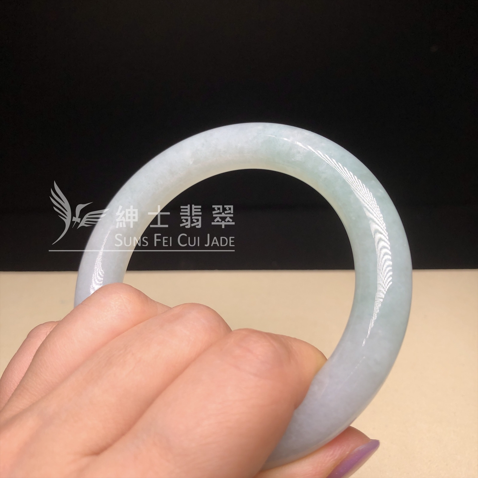 湖水綠圓鐲58.8mm  C06271