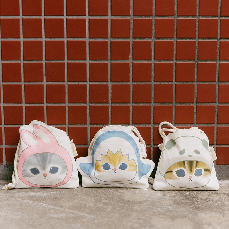 🌸 【預訂】mofusand 索繩袋 - mofusand 5/6新品