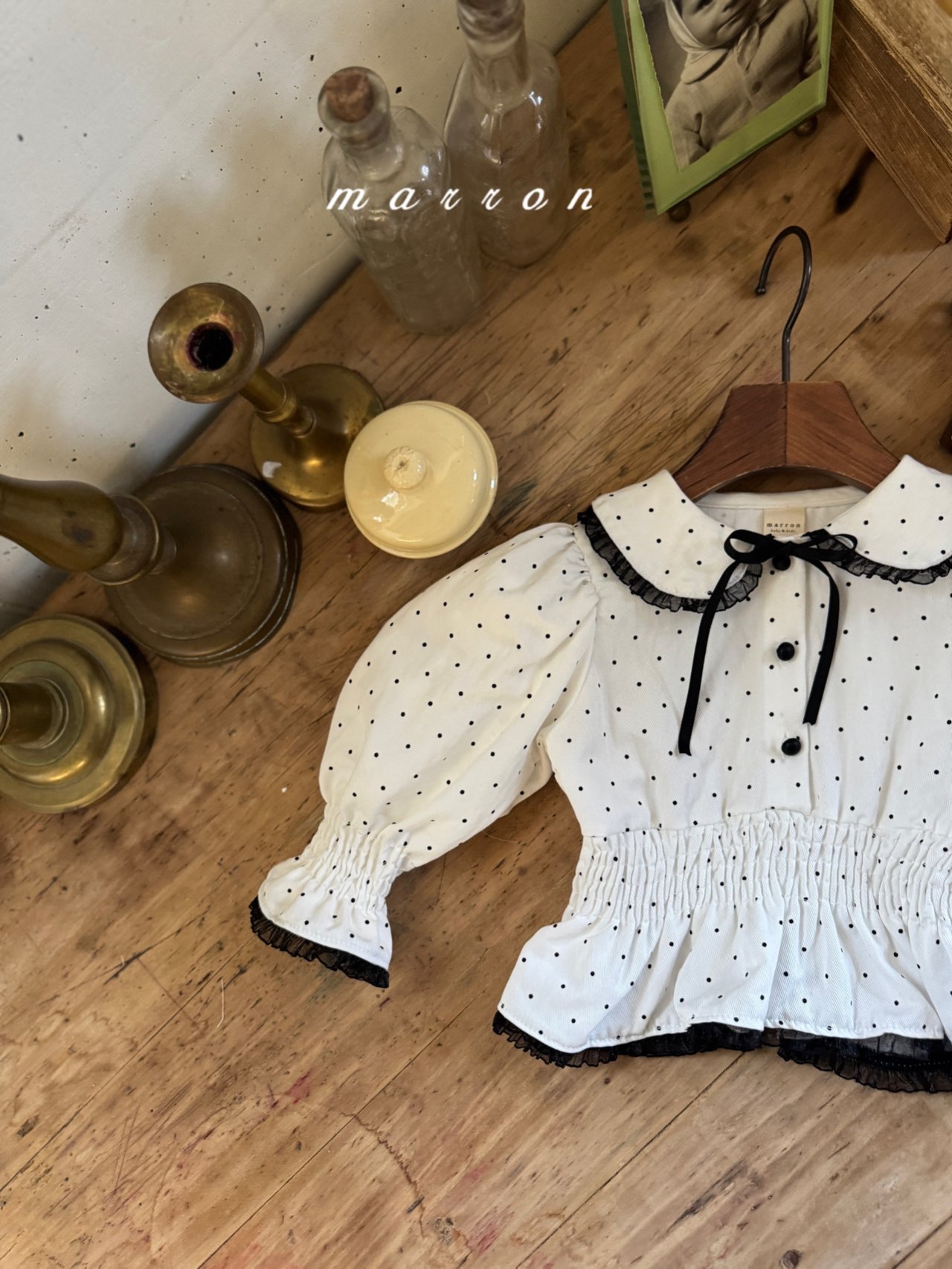 🇰🇷Marron blouse