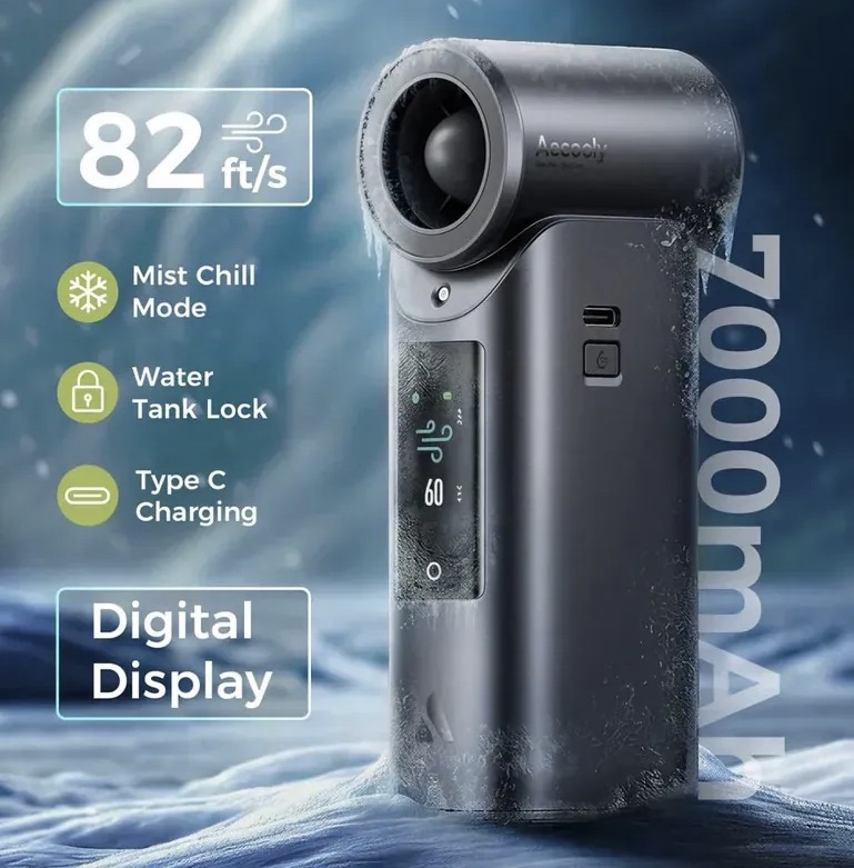 Aecooly 氣動冰霧高速風扇「噴噴風扇」