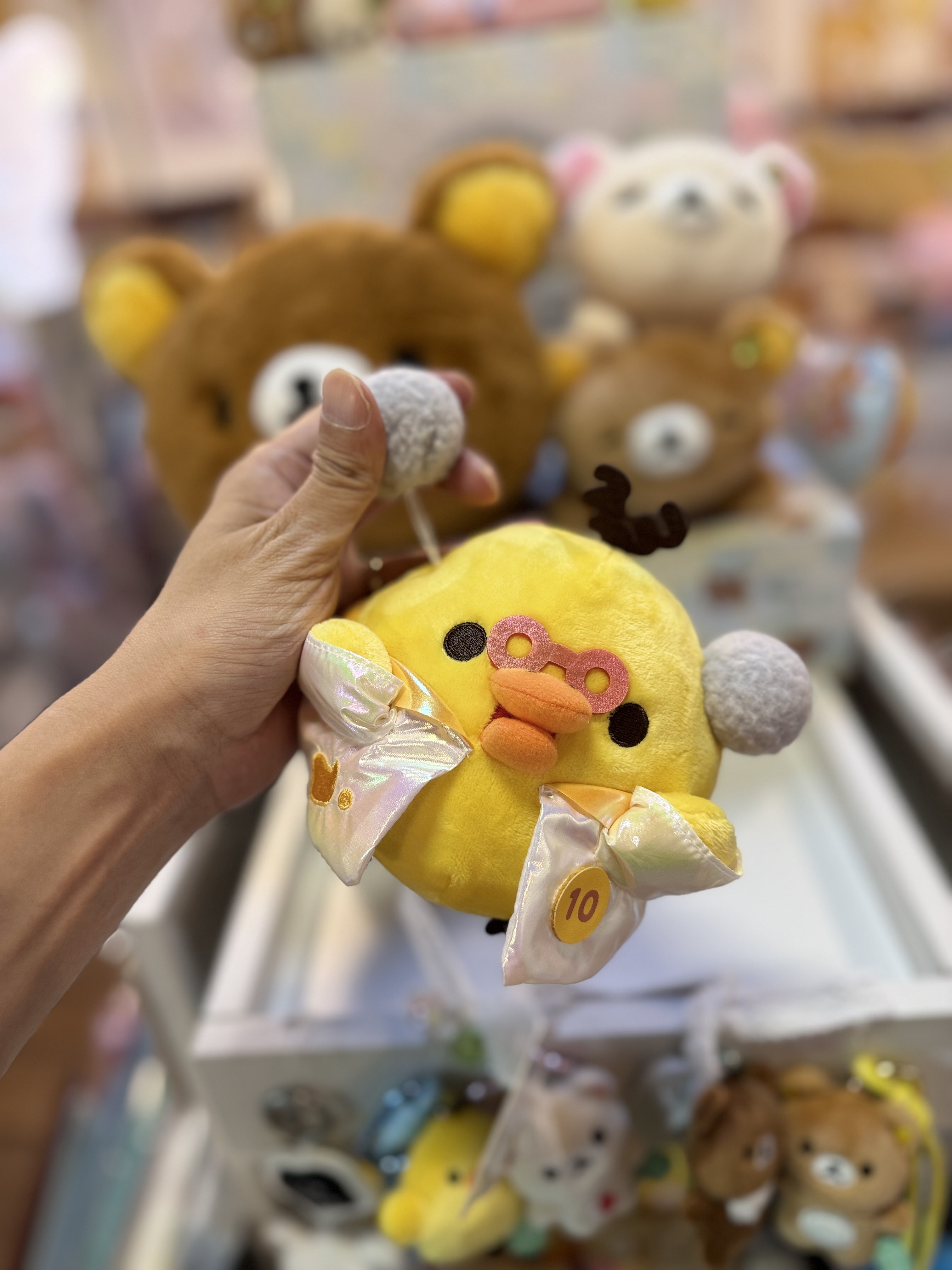 《現貨》全新rilakkuma 實驗室系列公仔 （耳仔可拉（小熊帽子可拉））