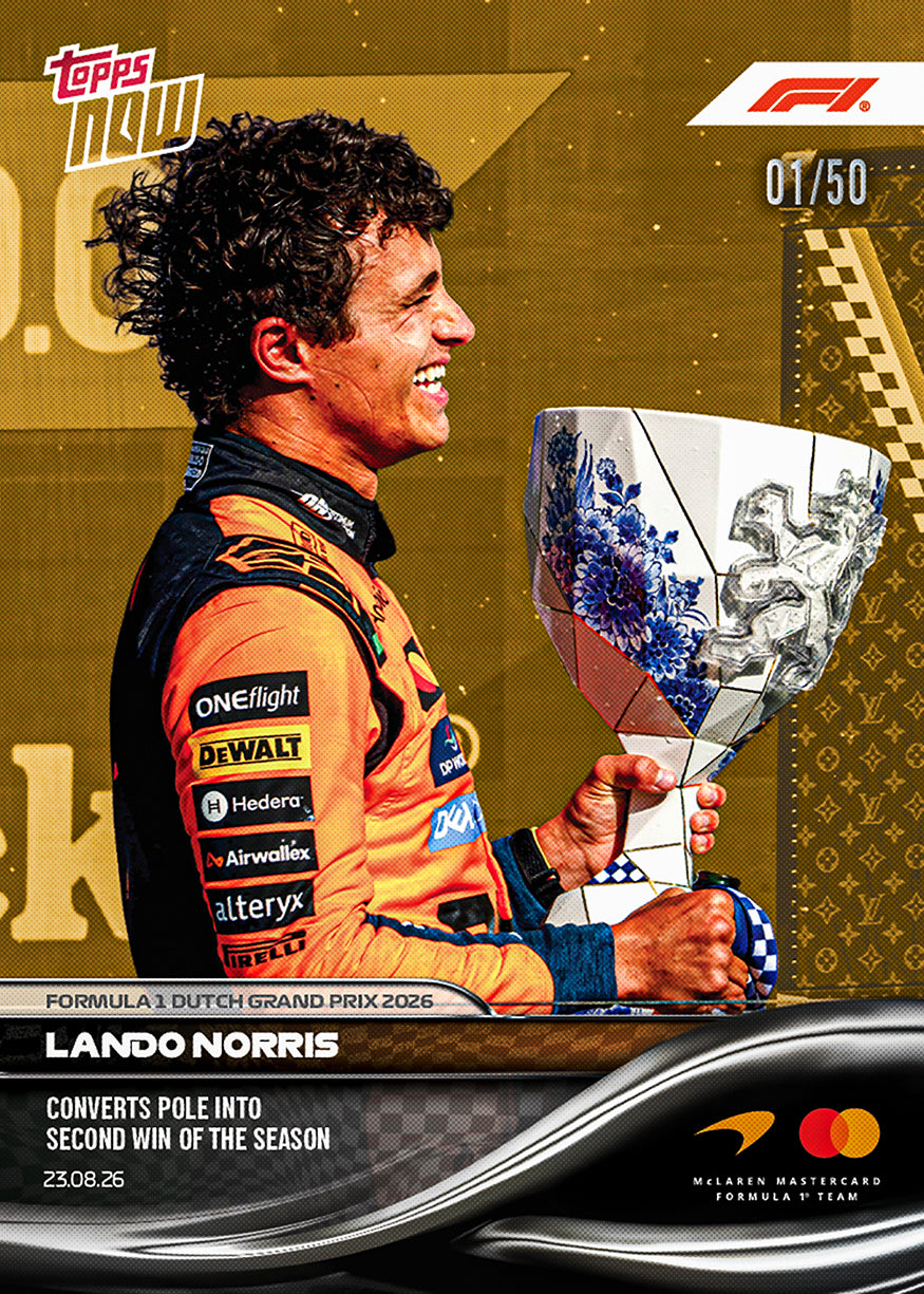 Lando Norris - 2026 F1 Topps NOW® #53 Dutch GP 贏車卡【團購】