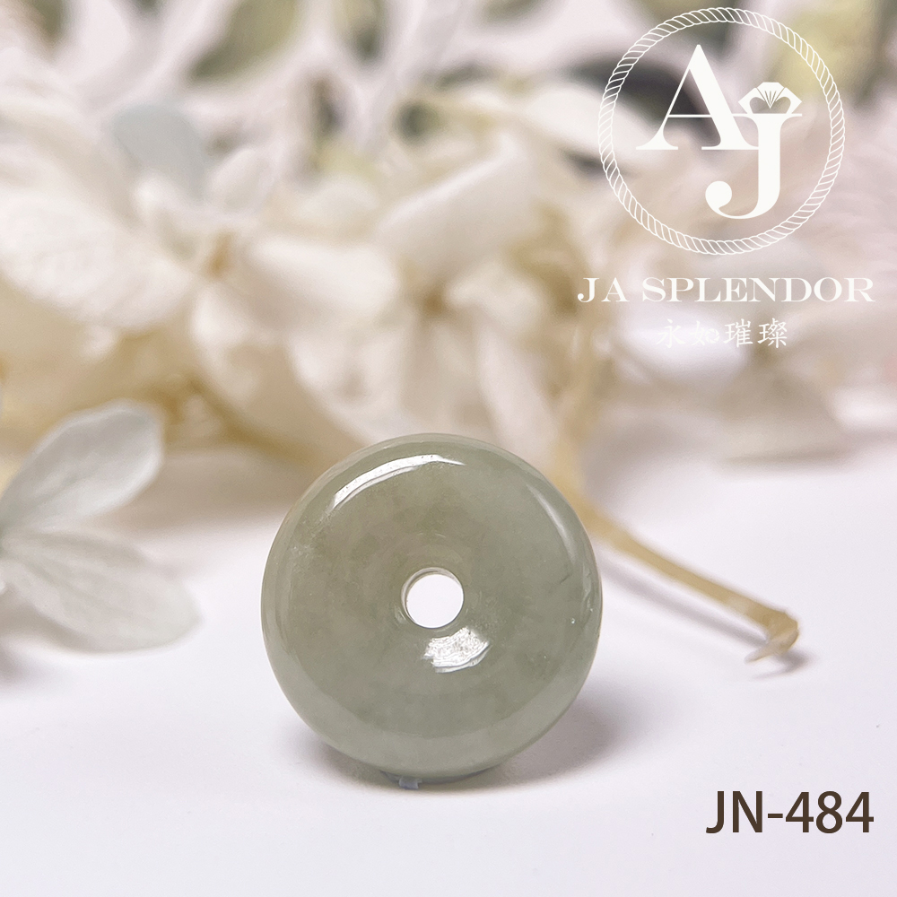 JN-481/484/495 天然翡翠A玉 冰潤秋香黃小平安扣
