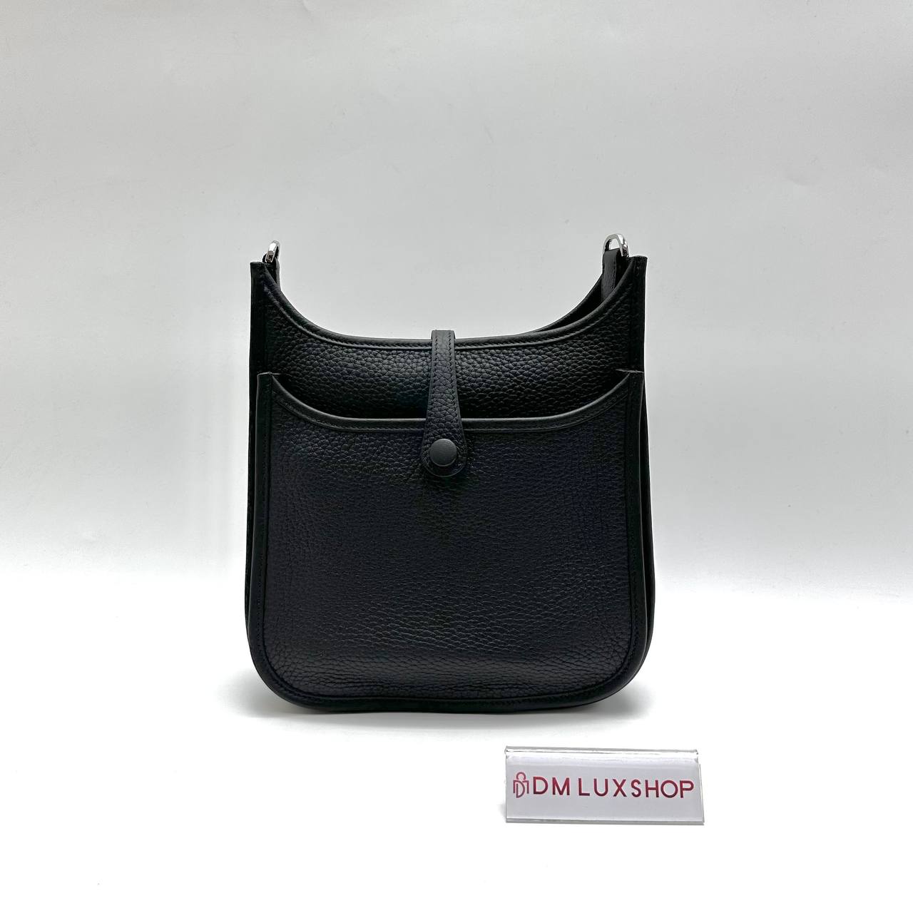 Hermes Black Clemence Evelyne 23 PHW (Stamp G, Y: 2026)