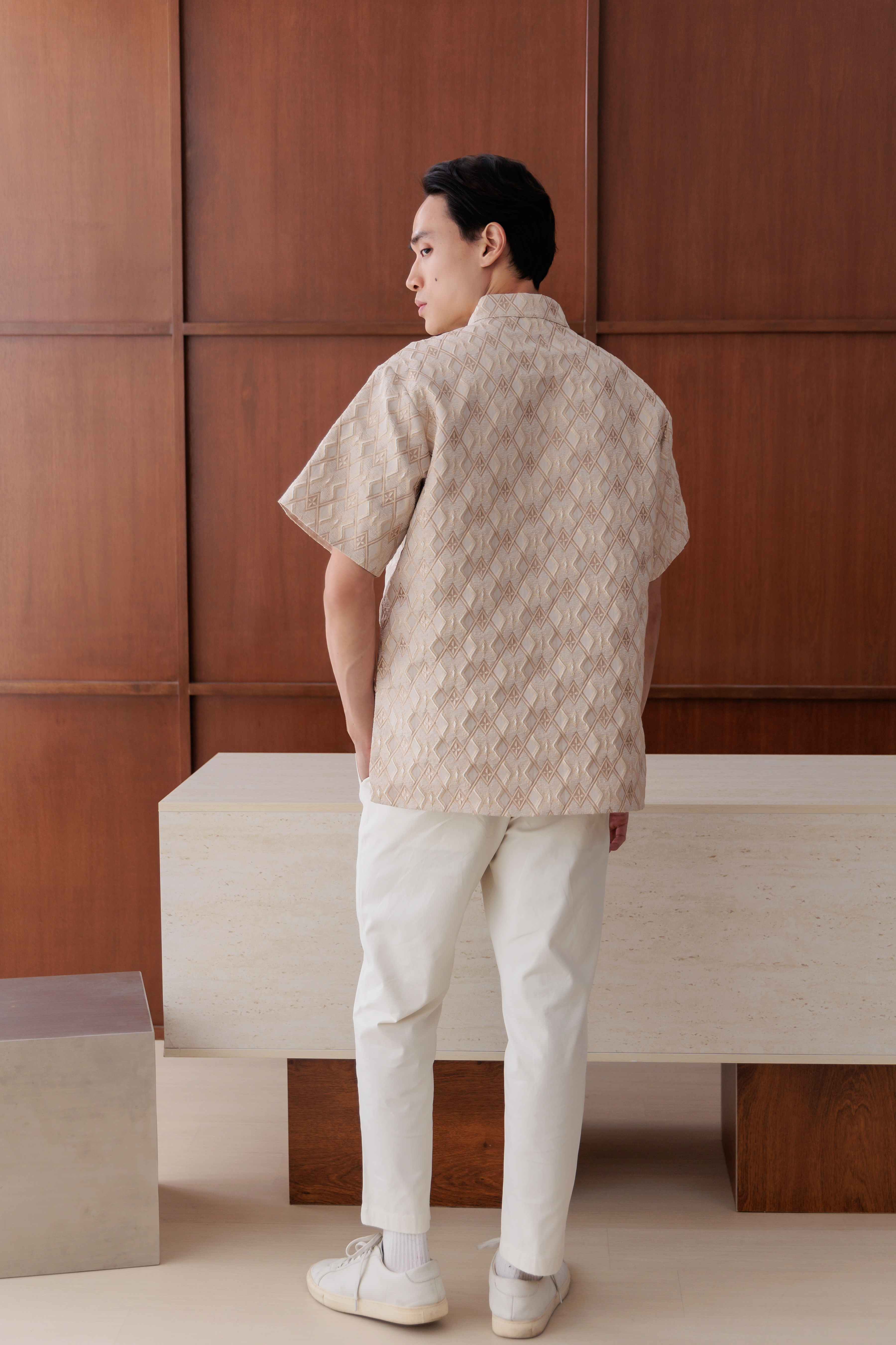 【Pre- Order】Gilded Prosperity Ivory Elite Shirt   鎏金聚瑞 IW002