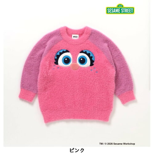 🆕【⭐訂購⭐】🇯🇵日本直送 🌀 #SesameStreet 可愛蓬鬆毛絨針織衫［4款選］🌀[ELJA-0192][261121]
