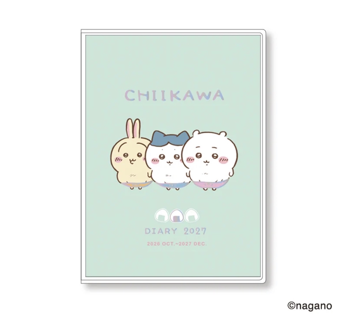 🌸 【預訂】B6 Comic 2027 Schedule book (Ate Too Much) Chiikawa 11/8新品